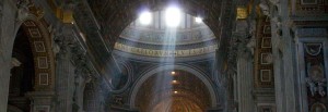 Lichter in St. Peter, Vatikan